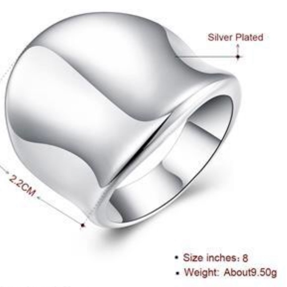 Gorgeous silver statement ring - Picture 3 of 4